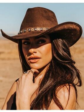 NWT Freebird Jones Cowboy Cowgirl Hat Black